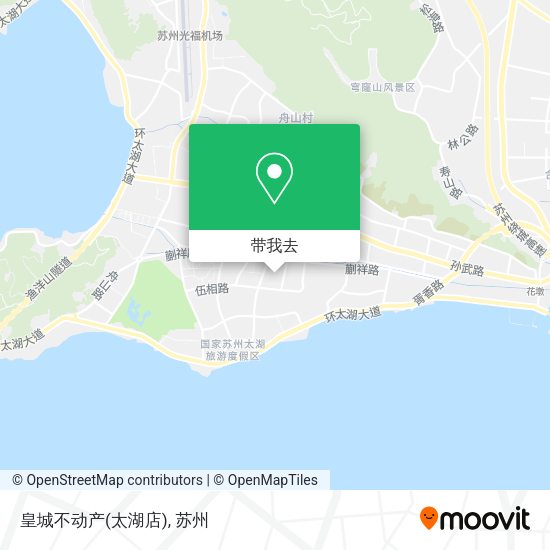 皇城不动产(太湖店)地图