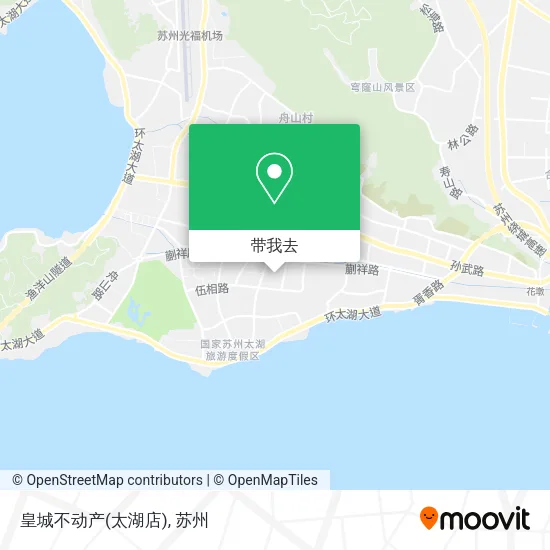 皇城不动产(太湖店)地图
