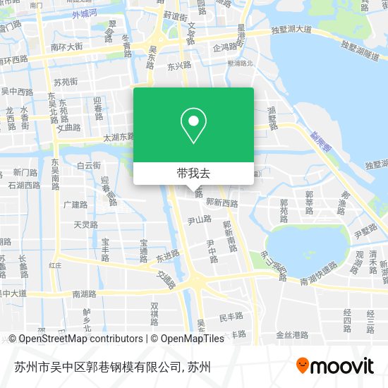 苏州市吴中区郭巷钢模有限公司地图