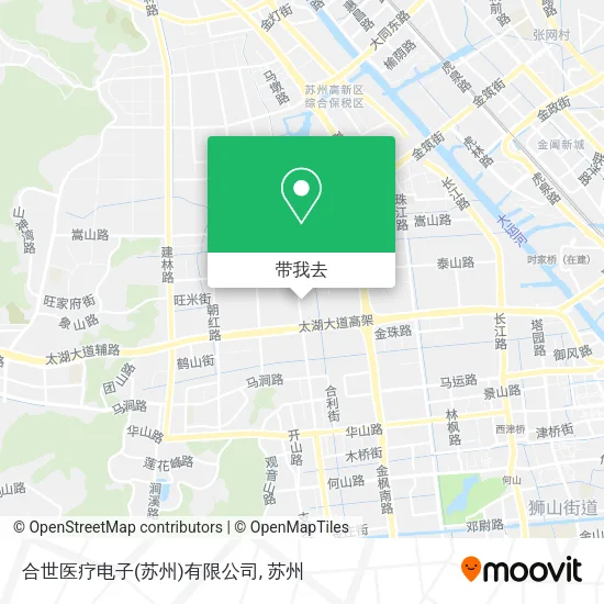 合世医疗电子(苏州)有限公司地图