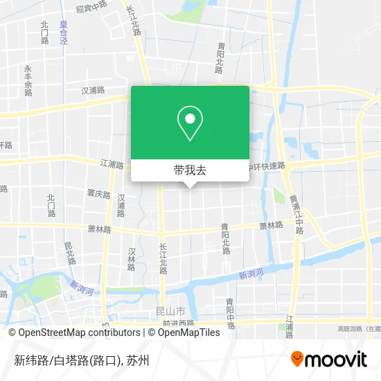 新纬路/白塔路(路口)地图