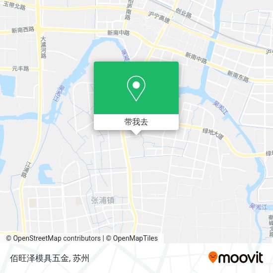 佰旺泽模具五金地图