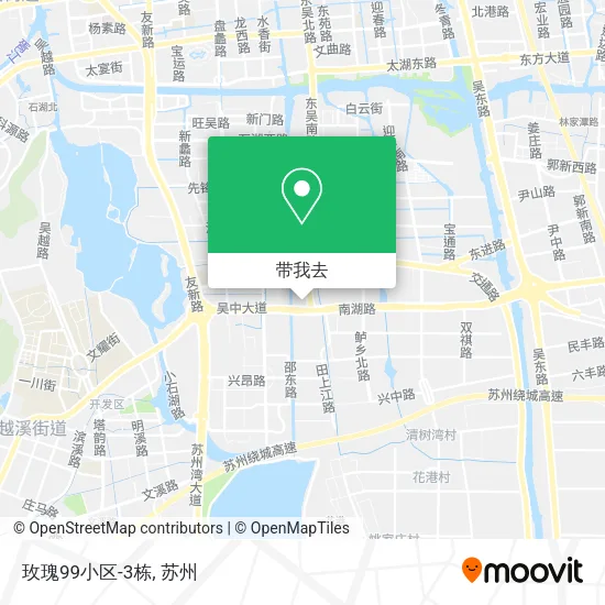 玫瑰99小区-3栋地图