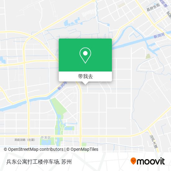 兵东公寓打工楼停车场地图