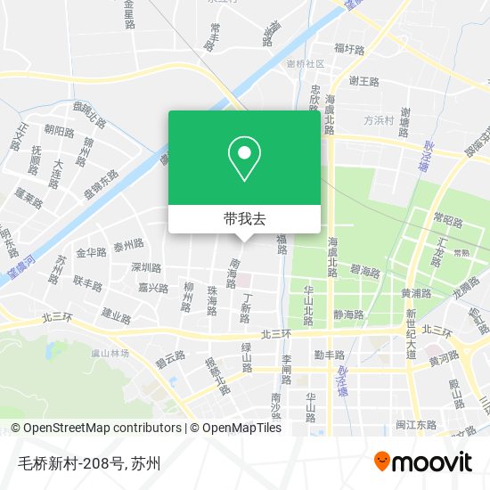 毛桥新村-208号地图