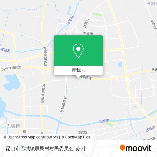 昆山市巴城镇联民村村民委员会地图