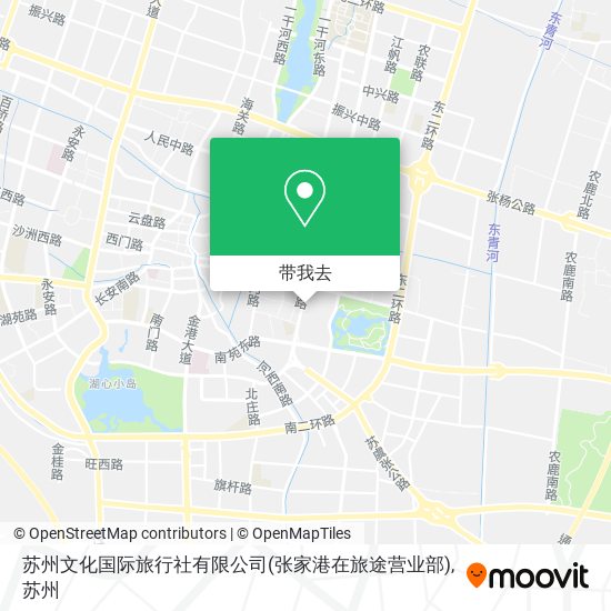 苏州文化国际旅行社有限公司(张家港在旅途营业部)地图