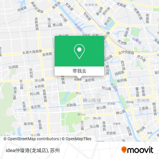 idea仲璇港(龙城店)地图