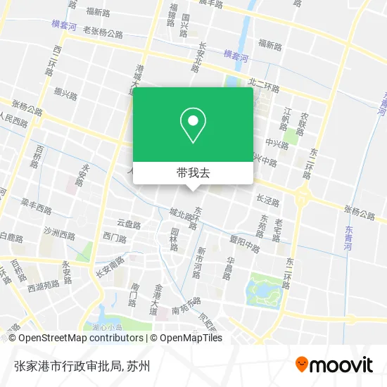 张家港市行政审批局地图