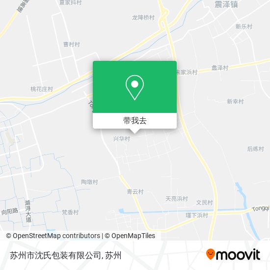 苏州市沈氏包装有限公司地图