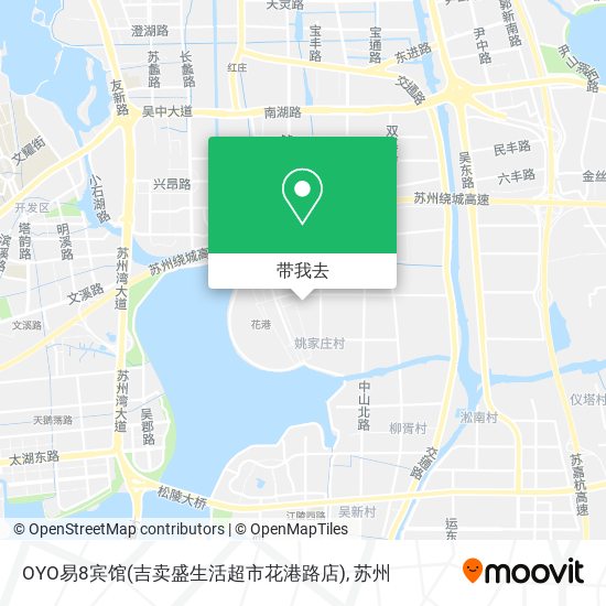 OYO易8宾馆(吉卖盛生活超市花港路店)地图