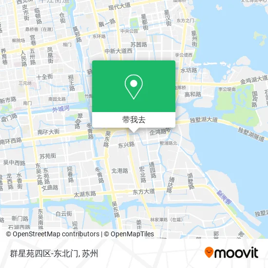 群星苑四区-东北门地图