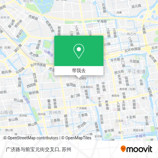 广济路与前宝元街交叉口地图