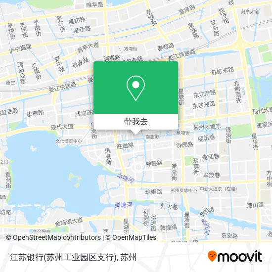 江苏银行(苏州工业园区支行)地图