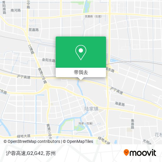 沪蓉高速,G2,G42地图
