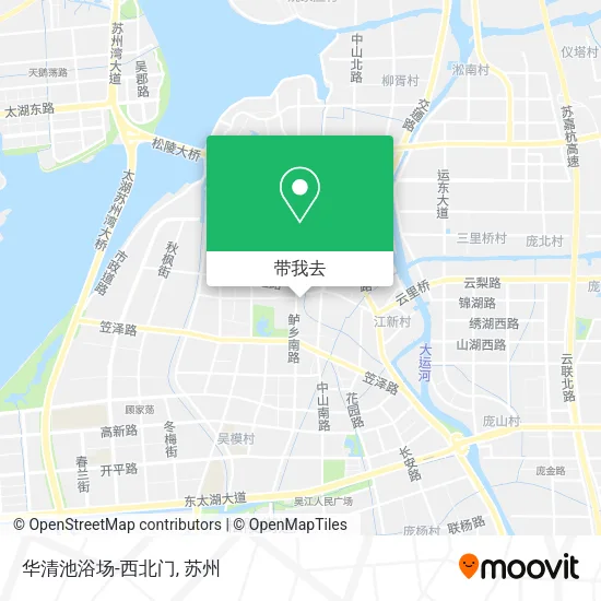 华清池浴场-西北门地图