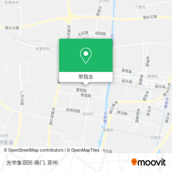 光华集宿区-南门地图