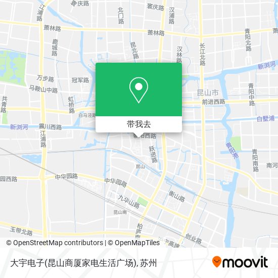大宇电子(昆山商厦家电生活广场)地图