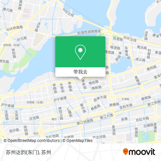 苏州达韵(东门)地图