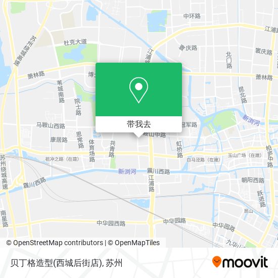 贝丁格造型(西城后街店)地图
