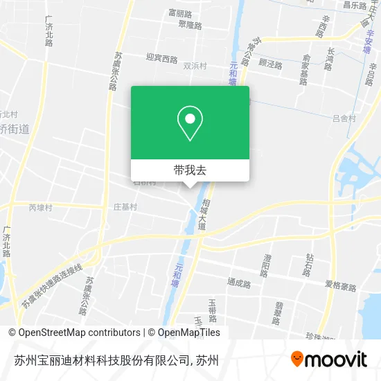 苏州宝丽迪材料科技股份有限公司地图