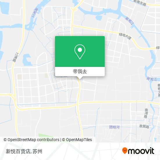新悦百货店地图