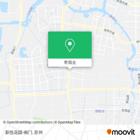 新悦花园-南门地图