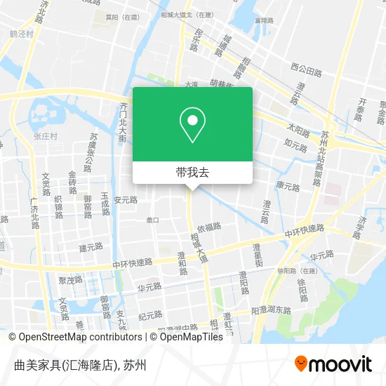 曲美家具(汇海隆店)地图