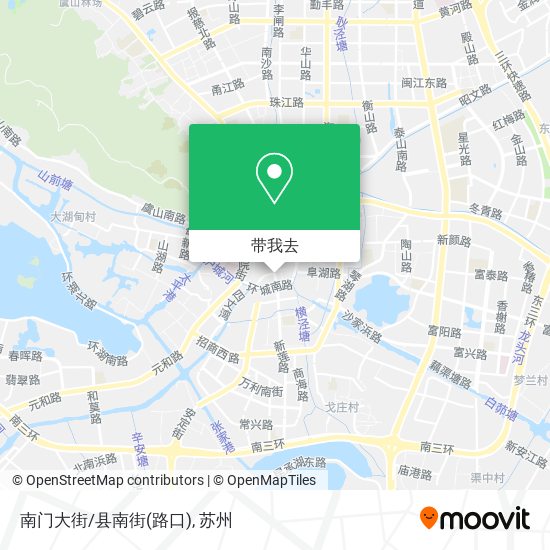 南门大街/县南街(路口)地图