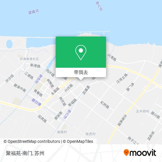 聚福苑-南门地图