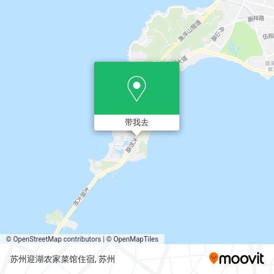 苏州迎湖农家菜馆住宿地图