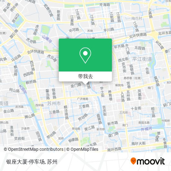银座大厦-停车场地图