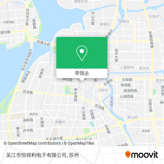 吴江市恒得利电子有限公司地图