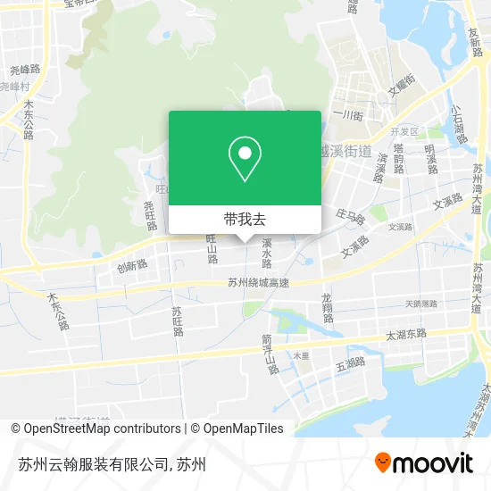 苏州云翰服装有限公司地图