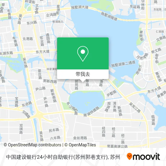 中国建设银行24小时自助银行(苏州郭巷支行)地图