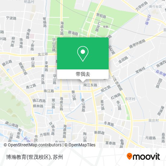 博瀚教育(世茂校区)地图
