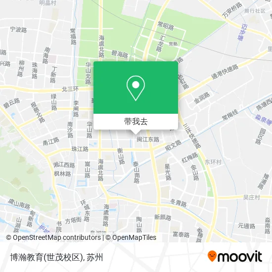 博瀚教育(世茂校区)地图