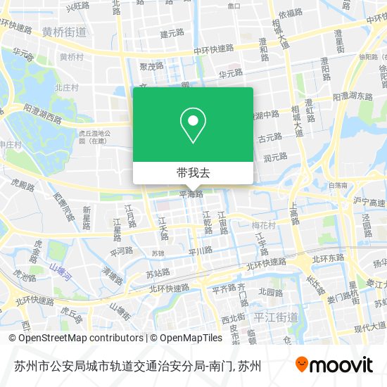 苏州市公安局城市轨道交通治安分局-南门地图