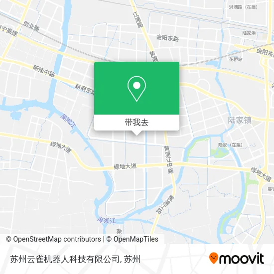 苏州云雀机器人科技有限公司地图