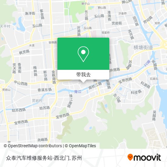 众泰汽车维修服务站-西北门地图