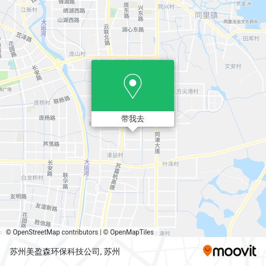 苏州美盈森环保科技公司地图