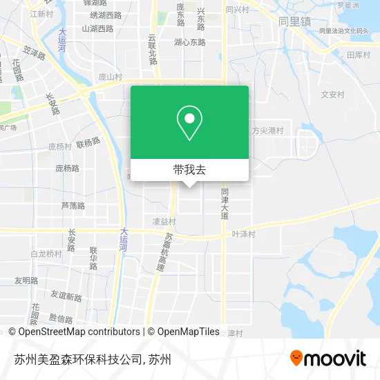 苏州美盈森环保科技公司地图