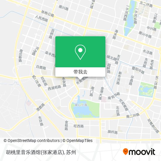 胡桃里音乐酒馆(张家港店)地图