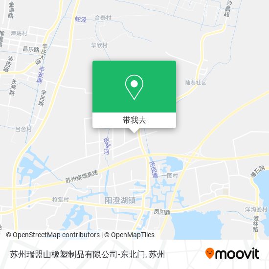 苏州瑞盟山橡塑制品有限公司-东北门地图