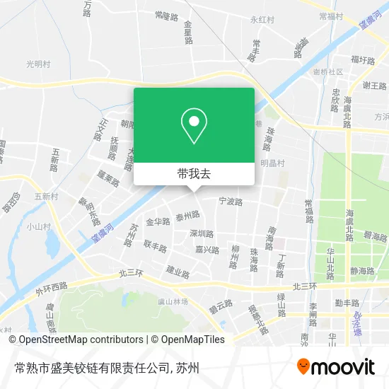 常熟市盛美铰链有限责任公司地图