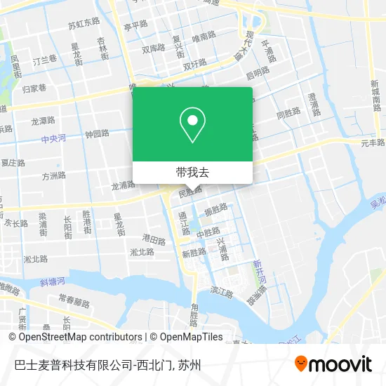 巴士麦普科技有限公司-西北门地图