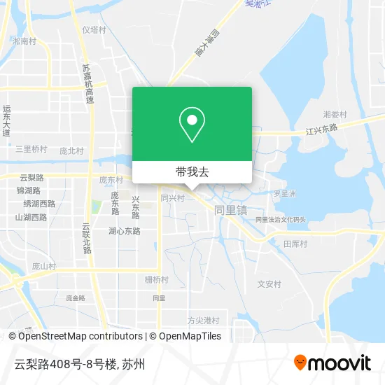 云梨路408号-8号楼地图