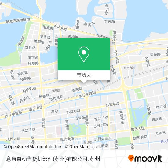 意康自动售货机部件(苏州)有限公司地图
