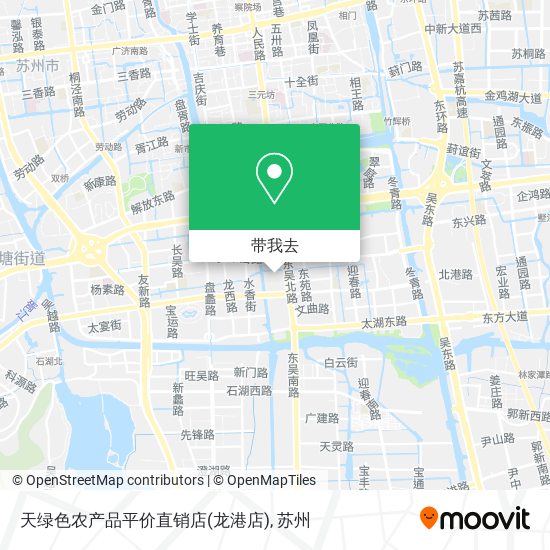 天绿色农产品平价直销店(龙港店)地图