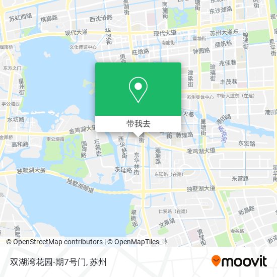 双湖湾花园-期7号门地图